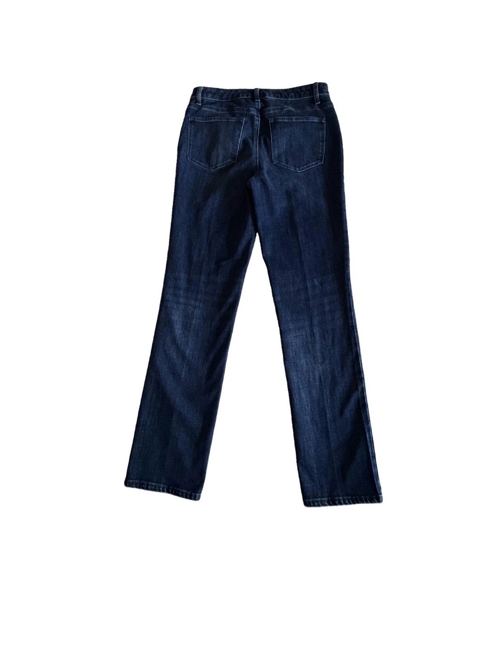 Talbots Jeans Womens 6 Blue Dark Wash Denim Mid Rise Straight Stretch Casual - Picture 3 of 7